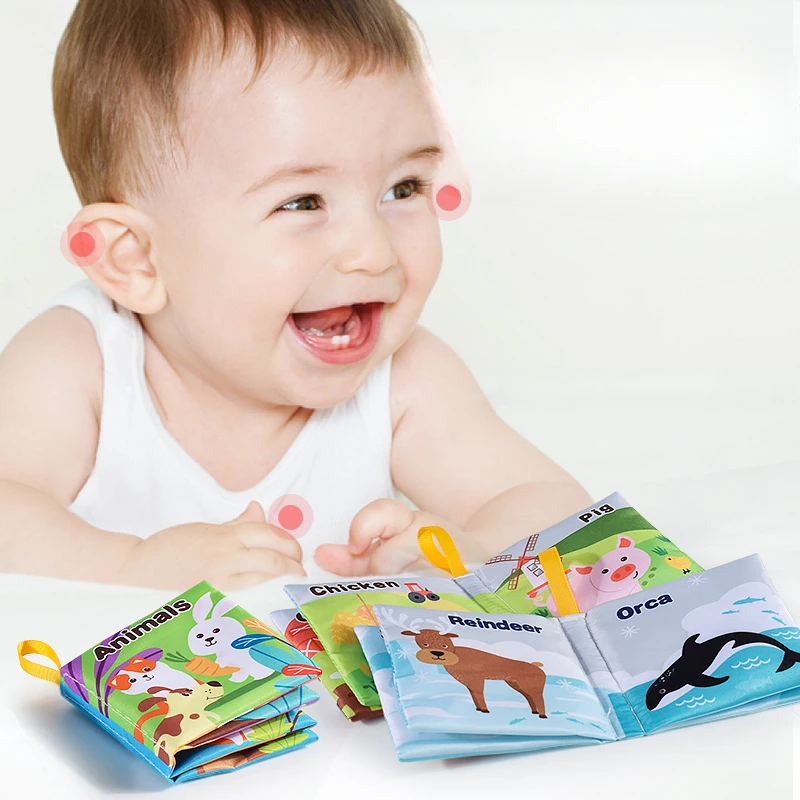 Baby Soft Cloth Book for Newbo - Baby Nursery Books reseña y precio