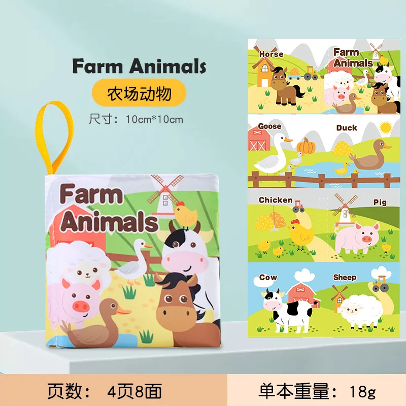 Baby Soft Cloth Book for Newbo - Baby Nursery Books reseña y precio