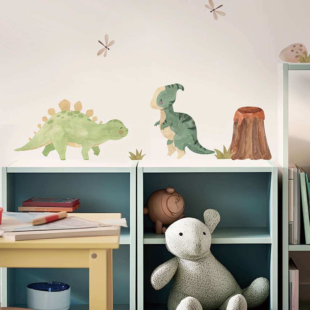 Dinosaur Wall Decals, Dino Alp - Baby Nursery Girl Room reseña y precio