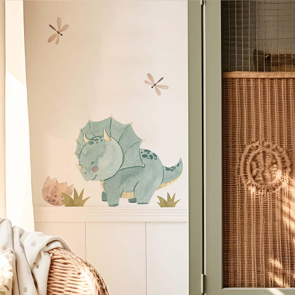 Dinosaur Wall Decals, Dino Alp - Baby Nursery Girl Room reseña y precio