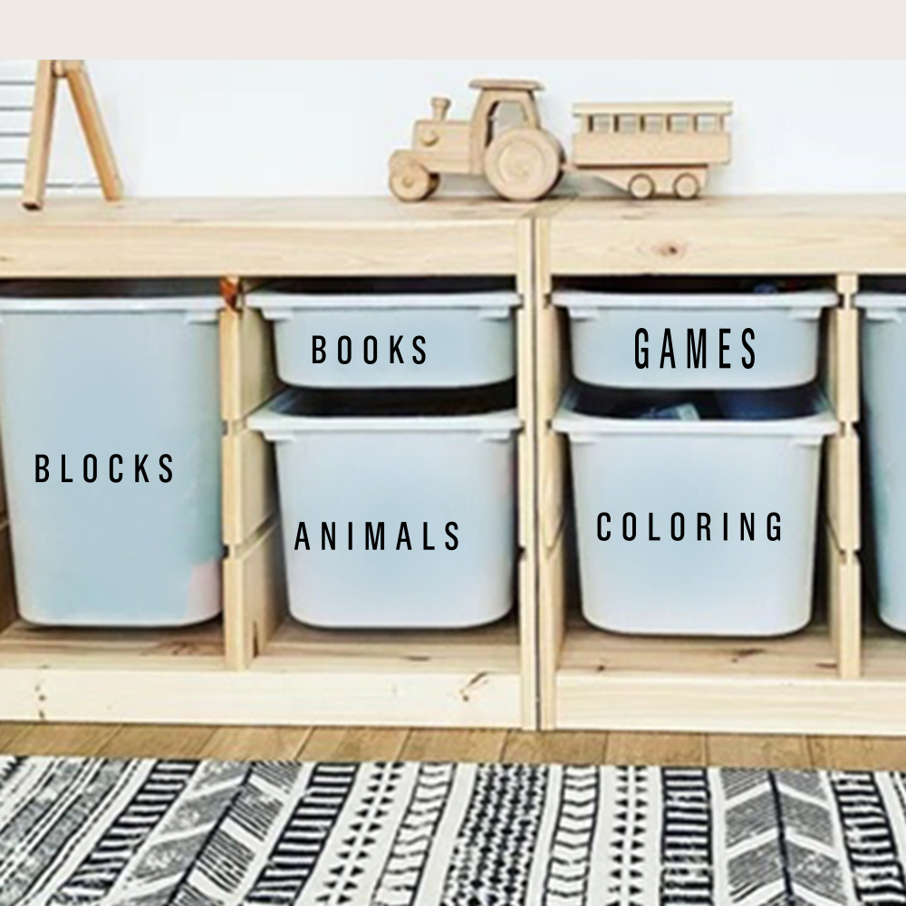 Cartoon  Toy Organization  Bin - Baby Nursery Books reseña y precio