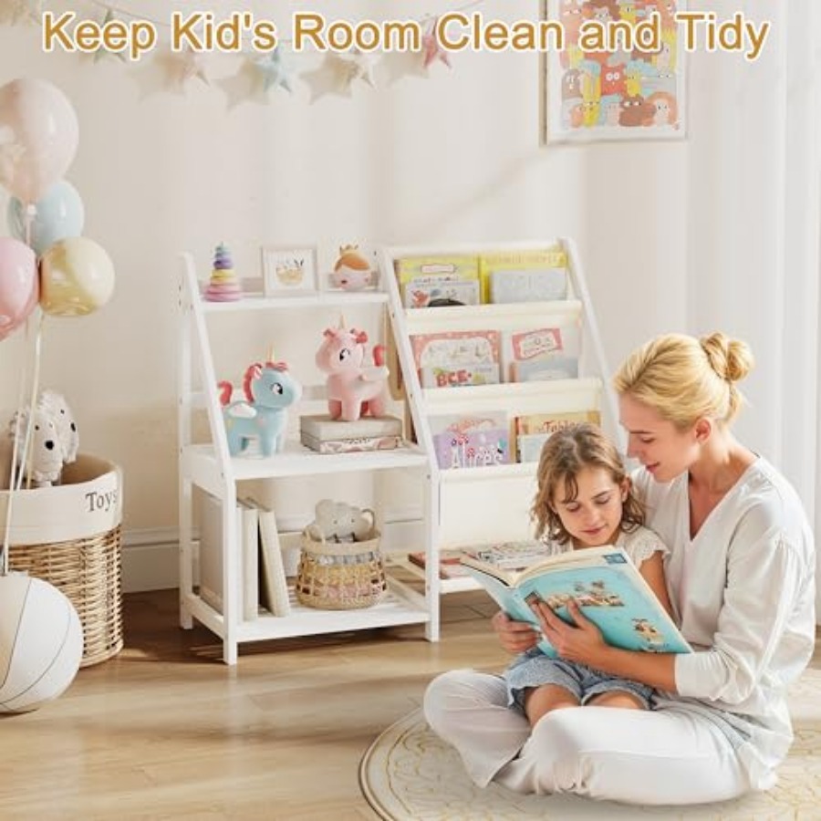 Bookshelf with Storage 3 Tier  - Baby Nursery Books reseña y precio