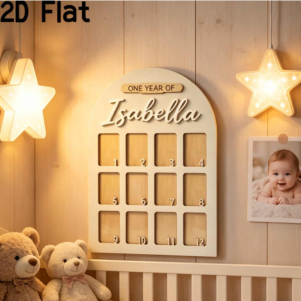 1Pc Custom Photo Record Board  - Baby Nursery Toy reseña y precio
