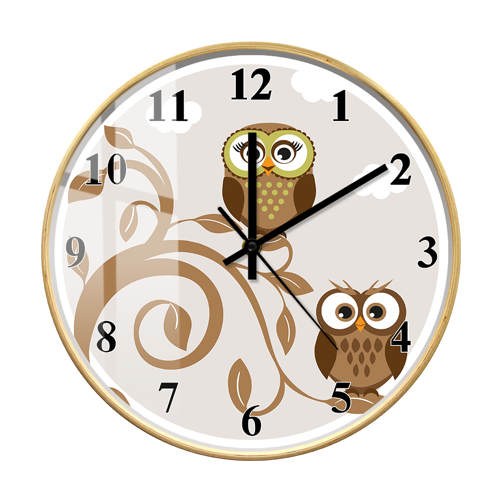 Whimsical Cartoon Owls on Tree - Baby Nursery Frames reseña y precio