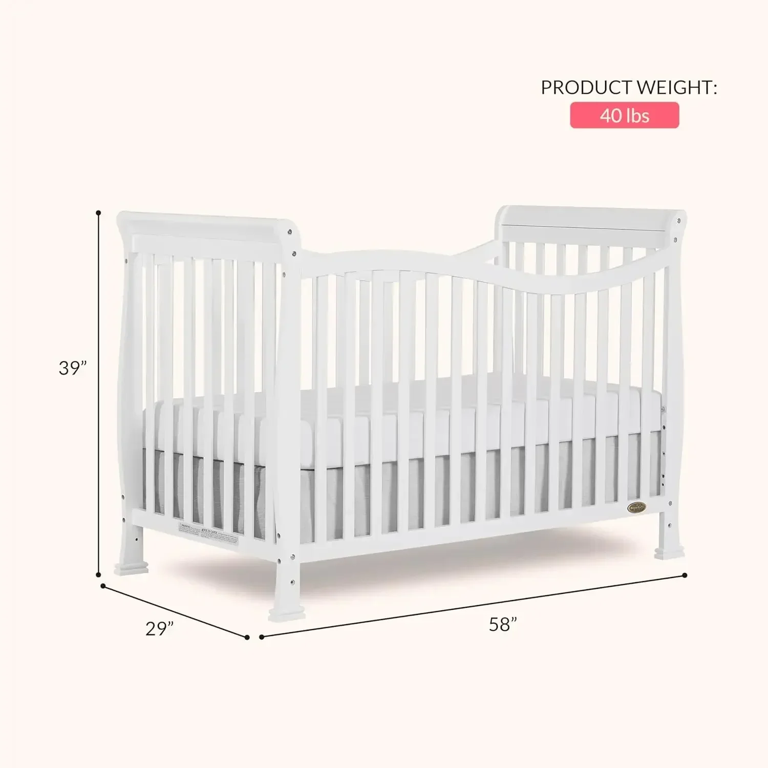Violet 7-In-1 Convertible Life - Convertible Crib Set reseña y precio