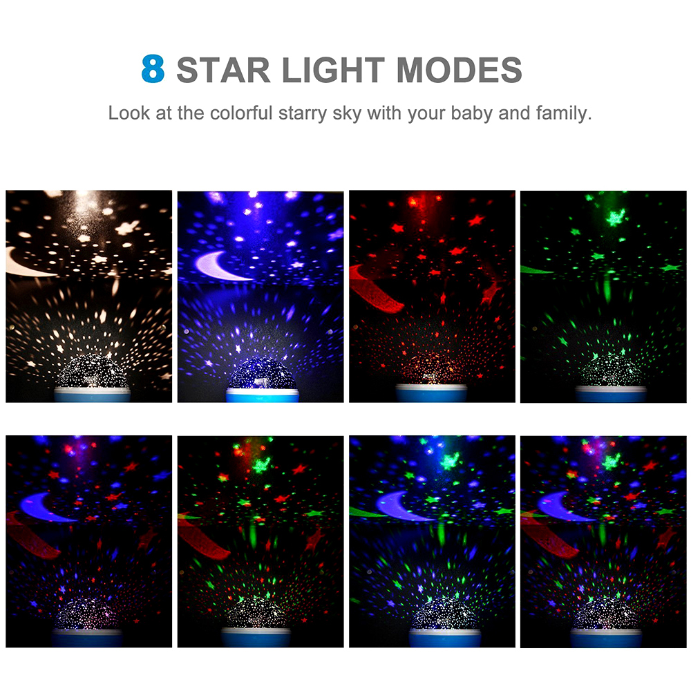 Night Lamp Projector Starry Sk - Baby Nursery Equipment reseña y precio