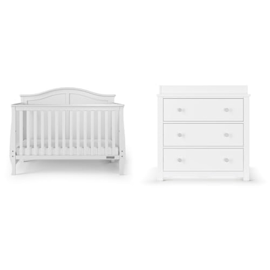 Camden Design 4-in-1 Convertib - Convertible Crib Set reseña y precio
