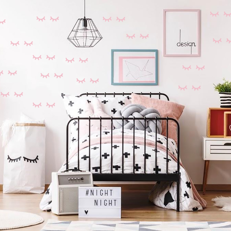 Kids Room Decoration  Eyelash  - Baby Nursery Girl Room reseña y precio