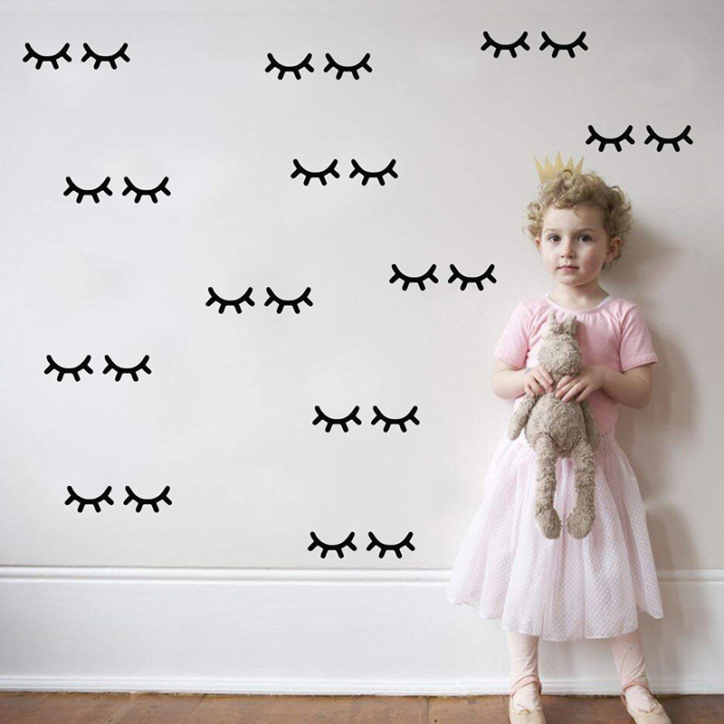Kids Room Decoration  Eyelash  - Baby Nursery Girl Room reseña y precio