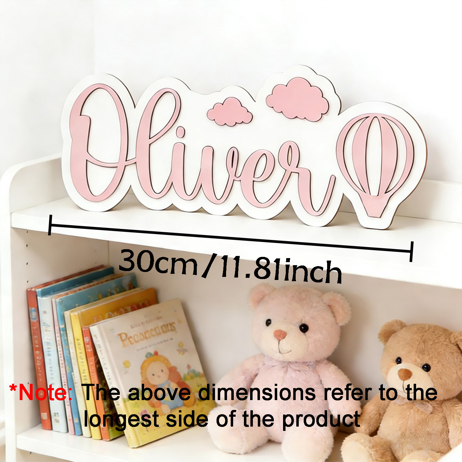 Personalized Hot Air Balloon & - Baby Nursery Toy reseña y precio