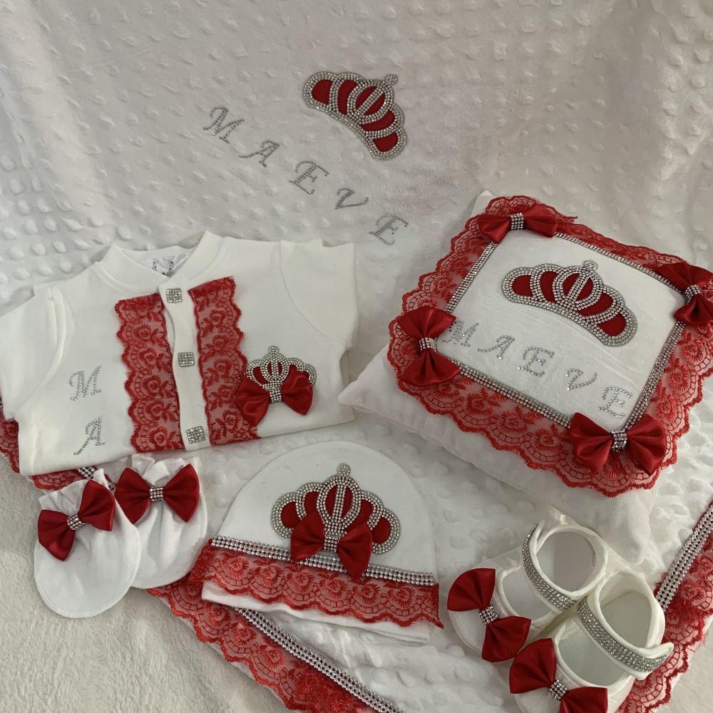 5pcs Baby Girl Outfits Set Wel - Convertible Crib Set reseña y precio