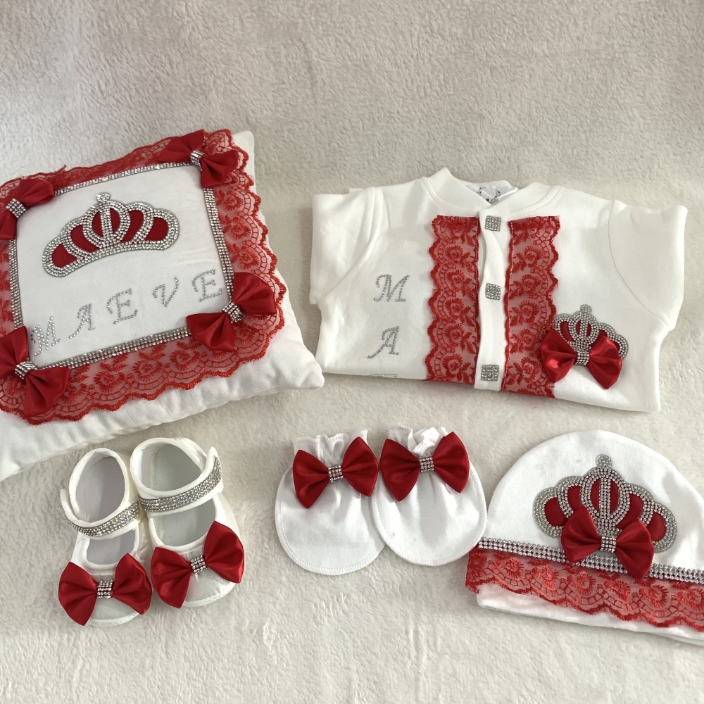 5pcs Baby Girl Outfits Set Wel - Convertible Crib Set reseña y precio