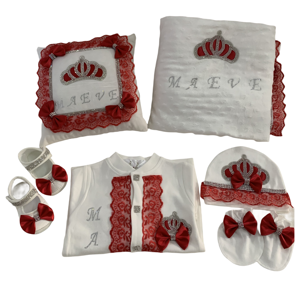 5pcs Baby Girl Outfits Set Wel - Convertible Crib Set reseña y precio