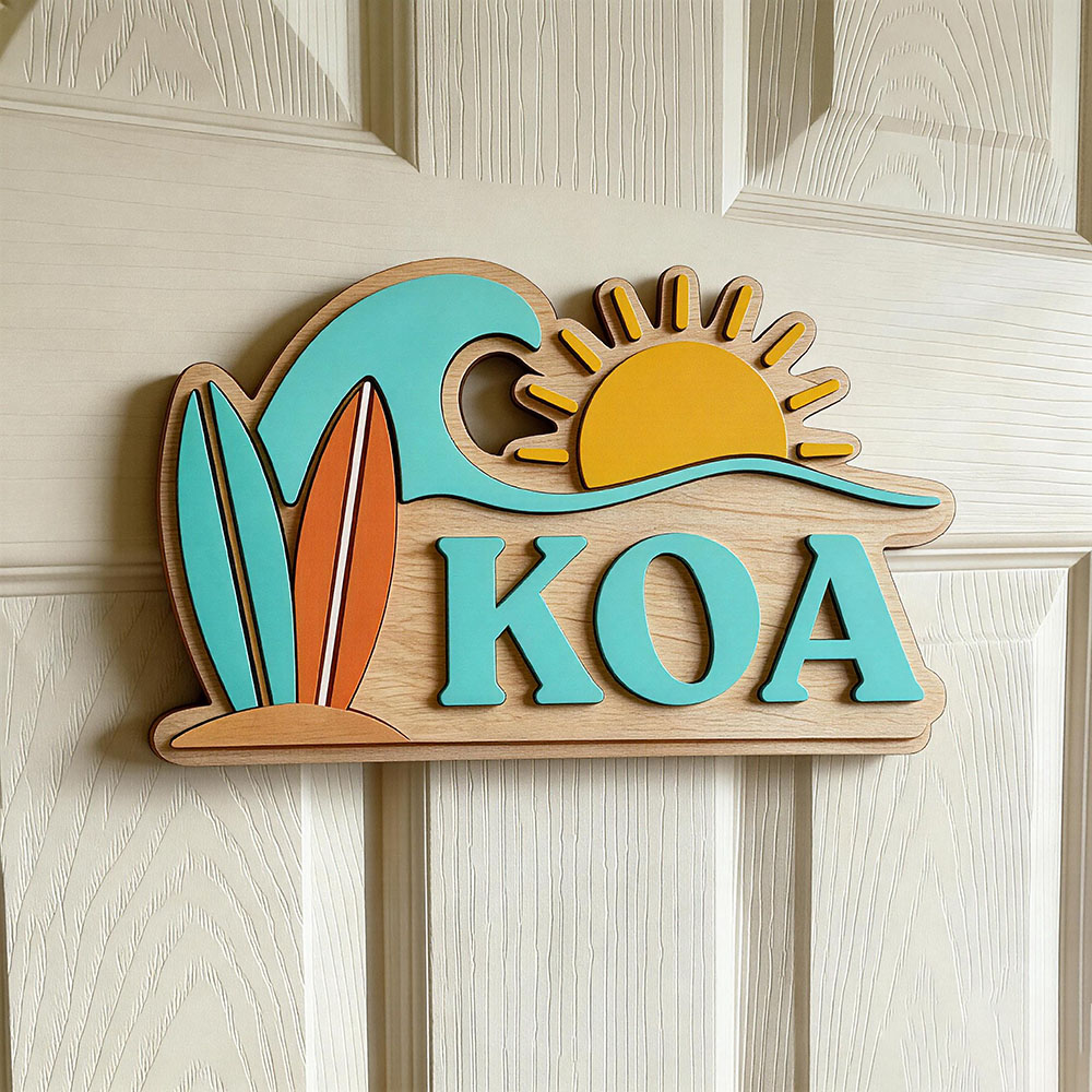 Custom Beach Wave Surfboard Su - Baby Nursery Toy reseña y precio