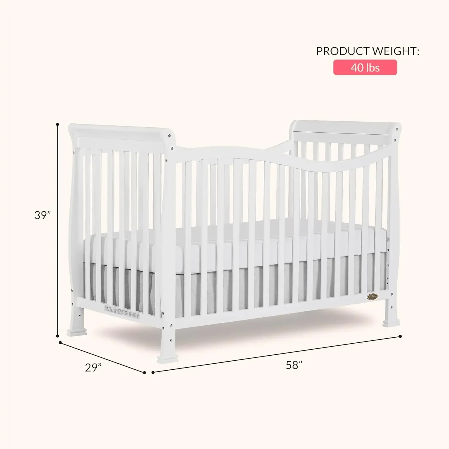 Violet 7-In-1 Convertible Life - Convertible Crib Set reseña y precio