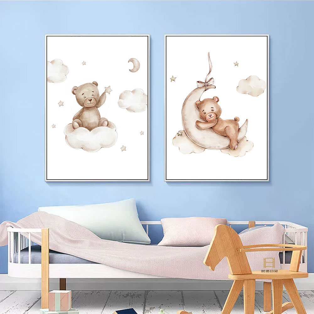 3PCS Frameless Cartoon Balloon - Baby Nursery Frames reseña y precio