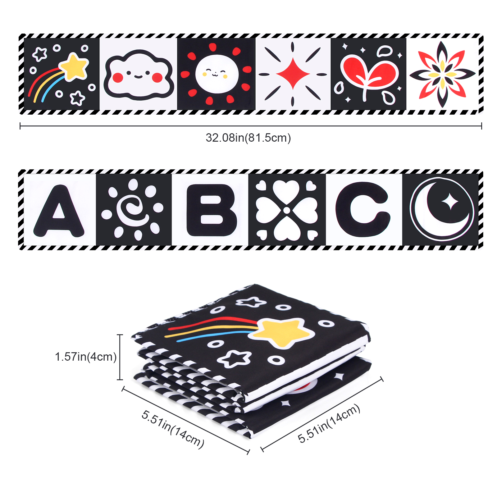 Baby Sensory Cloth Book High C - Baby Nursery Books reseña y precio
