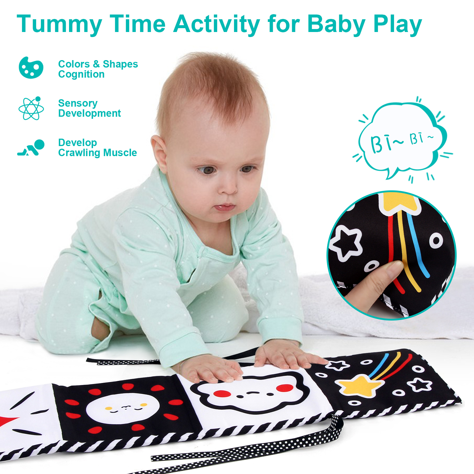 Baby Sensory Cloth Book High C - Baby Nursery Books reseña y precio