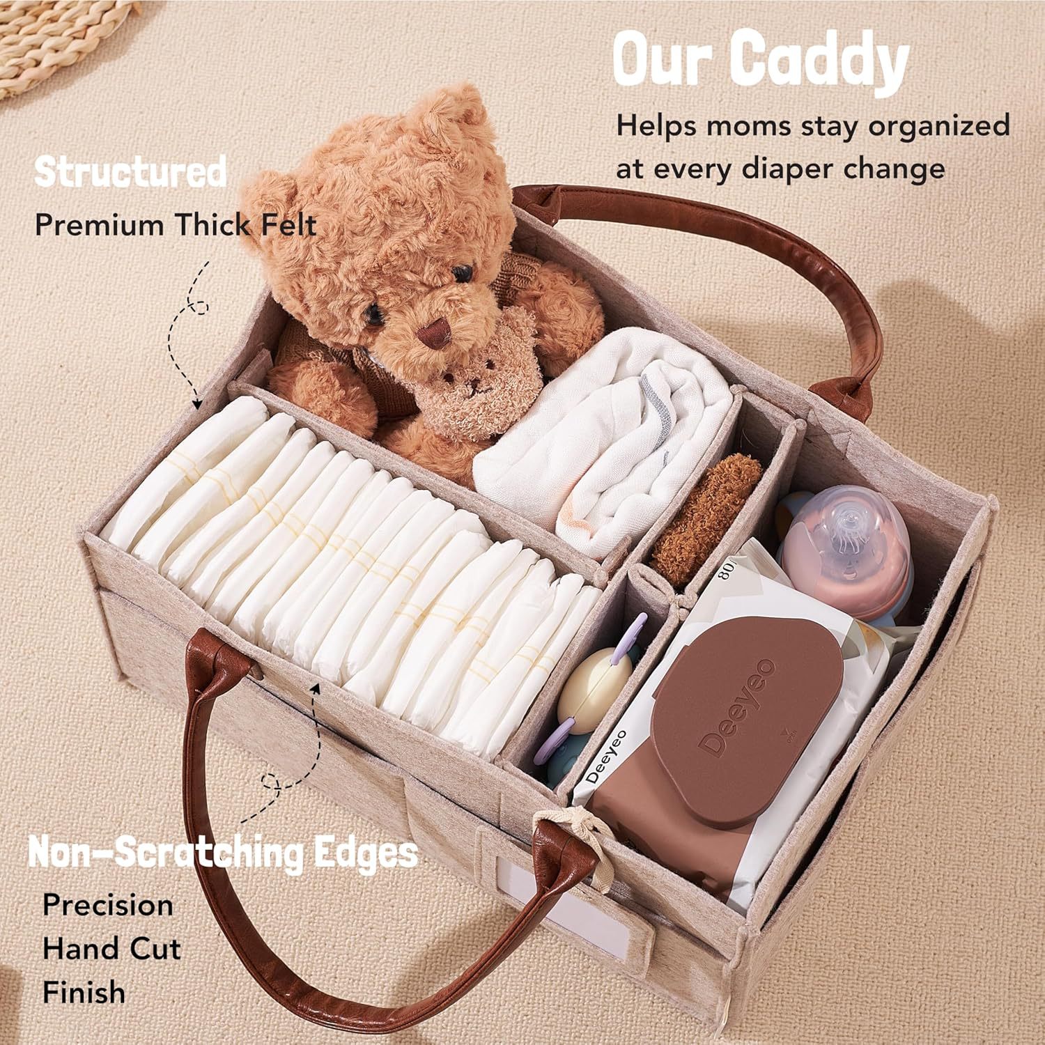 Baby Felt Storage Nursery Orga - Baby Nursery Organiser reseña y precio