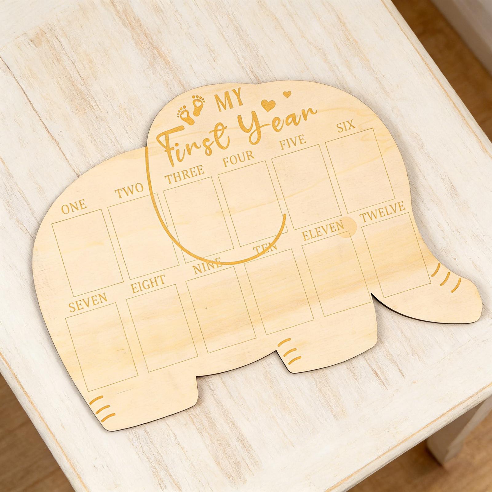 Baby Photo Board Wood Frame Tw - Baby Nursery Frames reseña y precio