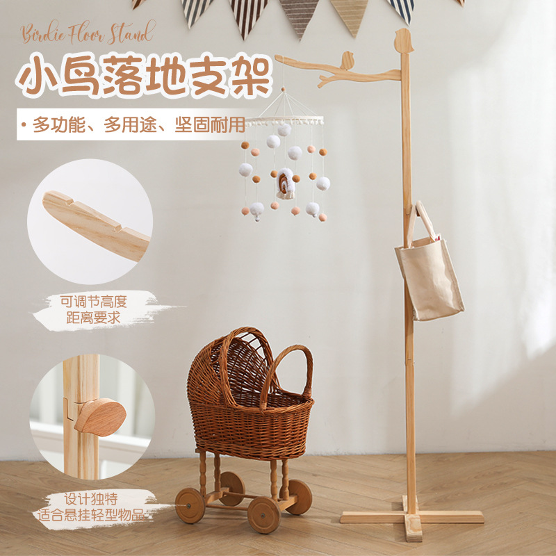 Adjustable Wooden Floor Stand  - Baby Nursery Equipment reseña y precio