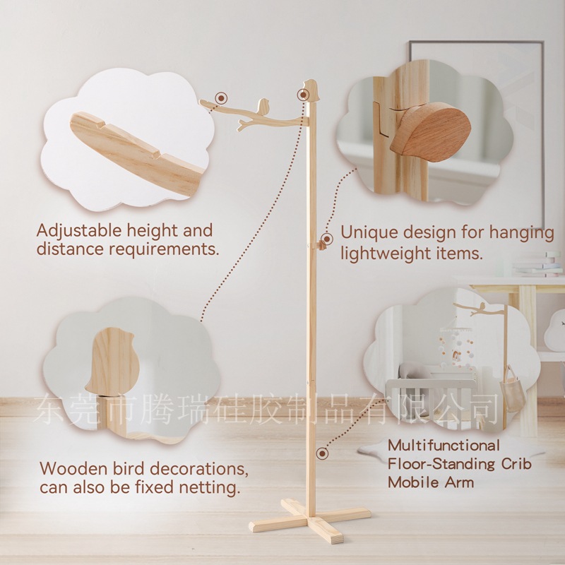 Adjustable Wooden Floor Stand  - Baby Nursery Equipment reseña y precio