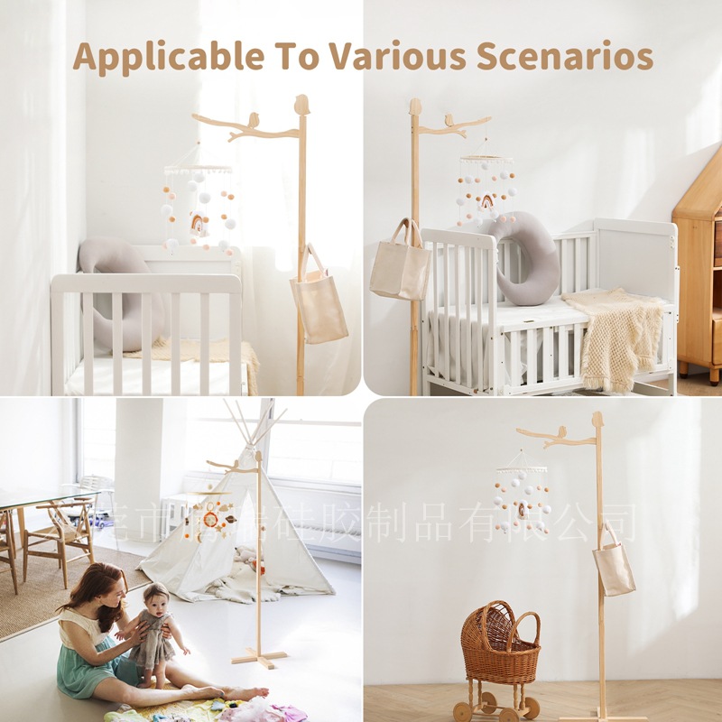 Adjustable Wooden Floor Stand  - Baby Nursery Equipment reseña y precio