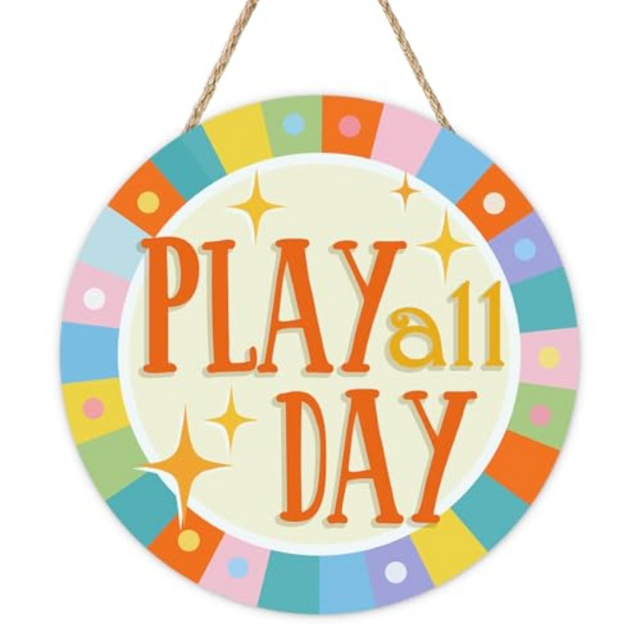 Play All Day Front Door Sign,  - Baby Nursery Baby reseña y precio