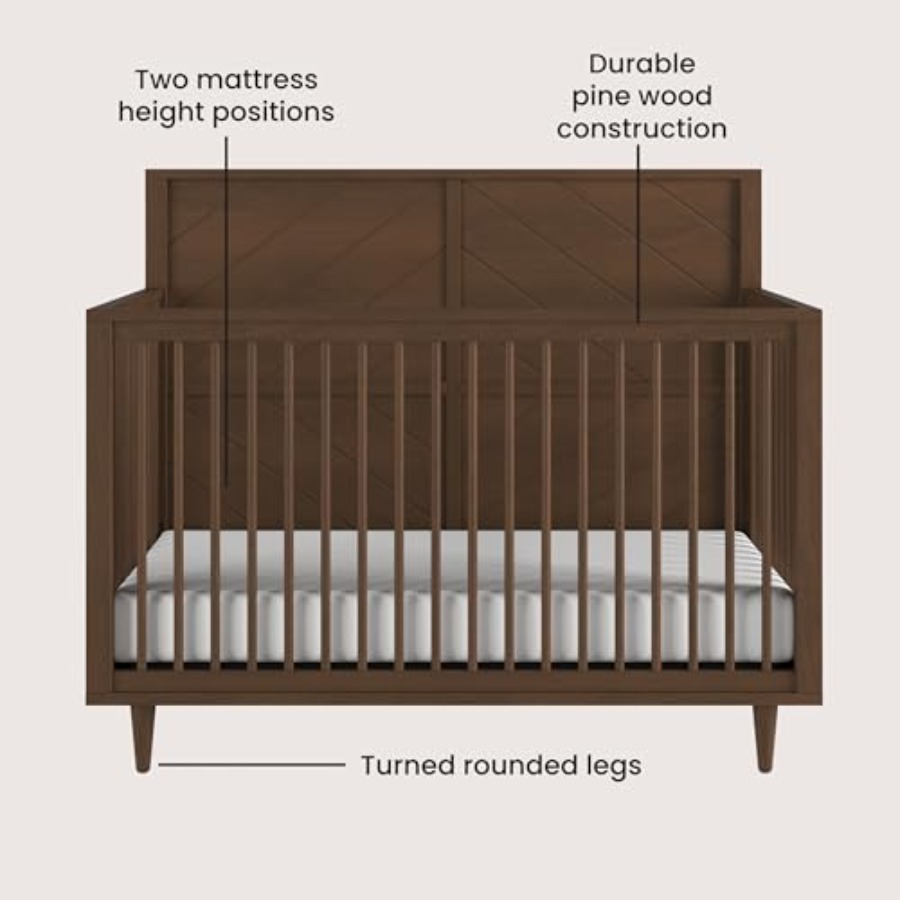 Surrey Hill Design 4-in-1 Conv - Convertible Crib Set reseña y precio