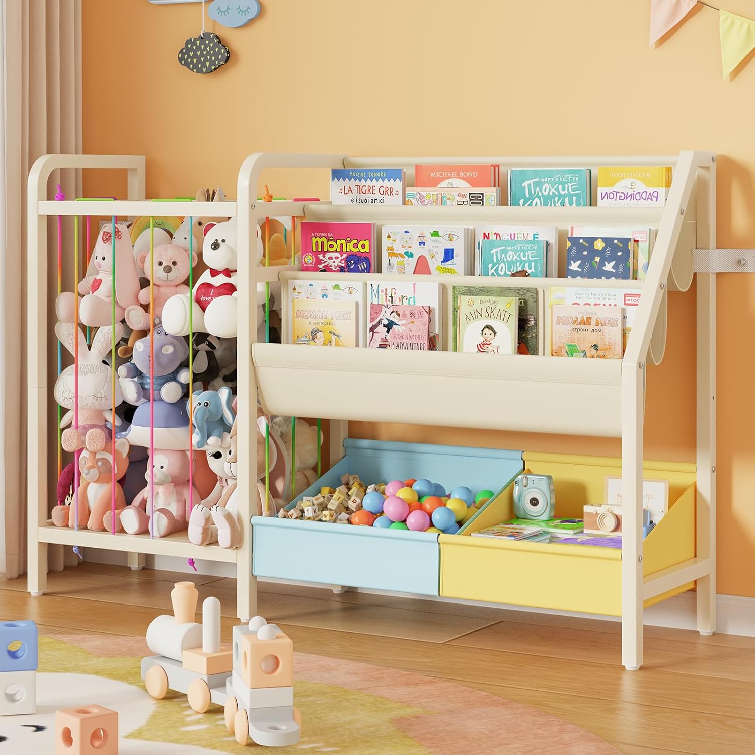 B5 Kids Bookshelf and Toy Stor - Baby Nursery Books reseña y precio