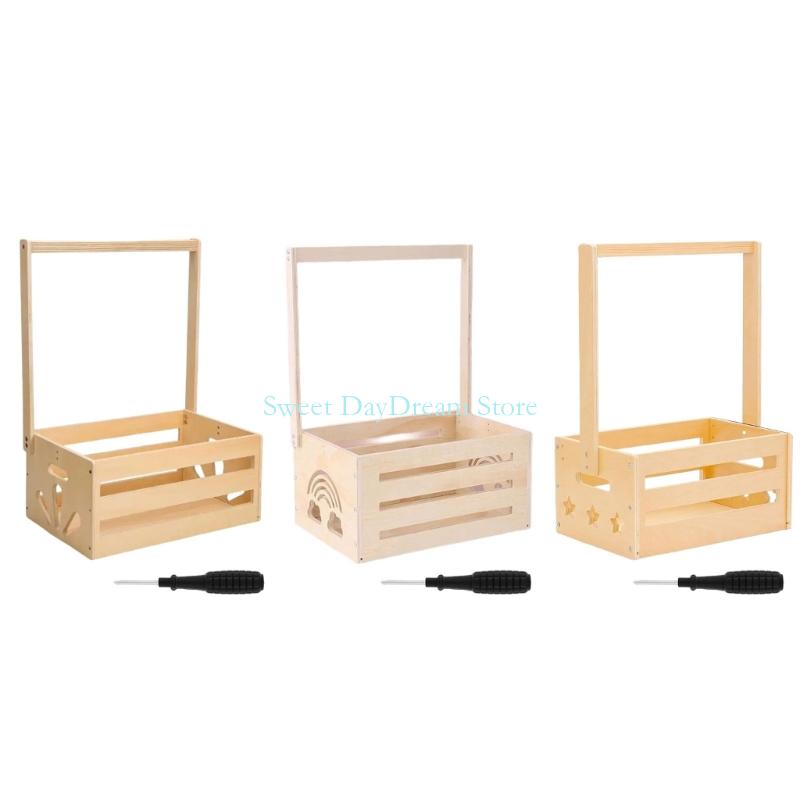 Y88C Wooden Baby Showers Gift  - Baby Nursery Organiser reseña y precio