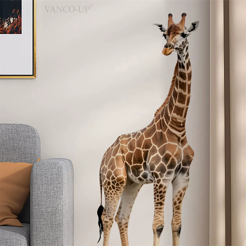 Large Safari Animals Giraffe S - Baby Nursery Wallpaper reseña y precio