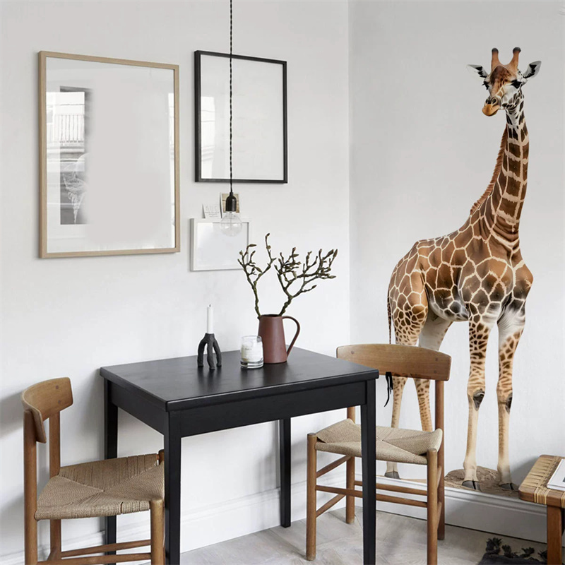 Large Safari Animals Giraffe S - Baby Nursery Wallpaper reseña y precio